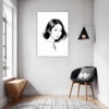 Pensive Female Drawing Hallway Demo