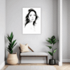 Pensive Female Drawing Hallway Demo
