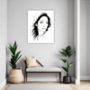 Pensive Female Drawing Hallway Demo