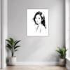Pensive Female Drawing Hallway Demo