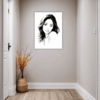 Pensive Female Drawing Hallway Demo