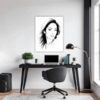 Pensive Female Drawing Office Demo