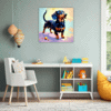 Playful Dachshund Children's Room Demo