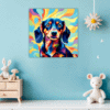 Playful Dachshund Children's Room Demo
