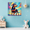 Playful Dachshund Children's Room Demo