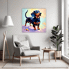 Playful Dachshund Living Room Demo