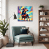 Playful Dachshund Living Room Demo