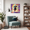 Playful Dachshund Living Room Demo