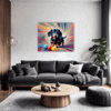Playful Dachshund Living Room Demo