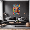 Playful Dachshund Living Room Demo