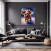 Playful Dachshund Living Room Demo