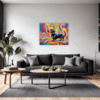 Playful Dachshund Living Room Demo