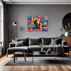Playful Dachshund Living Room Demo