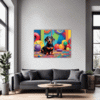 Playful Dachshund Living Room Demo