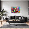 Playful Dachshund Living Room Demo