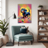 Playful Dachshund Living Room Demo