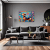 Playful Dachshund Living Room Demo