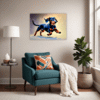 Playful Dachshund Living Room Demo