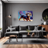 Playful Dachshund Living Room Demo