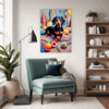 Playful Dachshund Living Room Demo