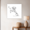 Playful Labrador Pup Hallway Demo