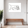 Playful Labrador Pup Hallway Demo