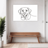 Playful Labrador Pup Hallway Demo