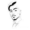 Abstract Minimalist Dancer's Eyebrow Art Print Signifying Grace and Rhythm