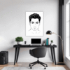Poised Man's Depiction Office Demo