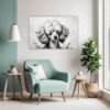 Poodle Abstract Artwork Living Room Demo
