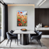 Poppy Field in Full Bloom Dining Room Demo