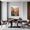 Poppy Field in Full Bloom Dining Room Demo