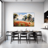 Poppy Field in Full Bloom Dining Room Demo