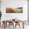 Poppy Field in Full Bloom Dining Room Demo