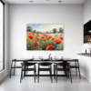 Poppy Field in Full Bloom Dining Room Demo