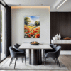 Poppy Field in Full Bloom Dining Room Demo