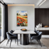Poppy Field in Full Bloom Dining Room Demo