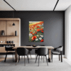 Poppy Field in Full Bloom Dining Room Demo