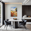 Poppy Field in Full Bloom Dining Room Demo