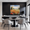 Poppy Field in Full Bloom Dining Room Demo