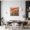 Poppy Field in Full Bloom Dining Room Demo