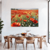 Poppy Field in Full Bloom Dining Room Demo