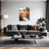 Poppy Field in Full Bloom Living Room Demo