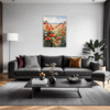 Poppy Field in Full Bloom Living Room Demo