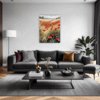 Poppy Field in Full Bloom Living Room Demo