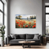 Poppy Field in Full Bloom Living Room Demo