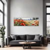 Poppy Field in Full Bloom Living Room Demo