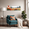 Poppy Field in Full Bloom Living Room Demo