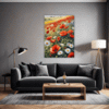 Poppy Field in Full Bloom Living Room Demo