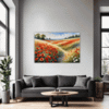 Poppy Field in Full Bloom Living Room Demo
